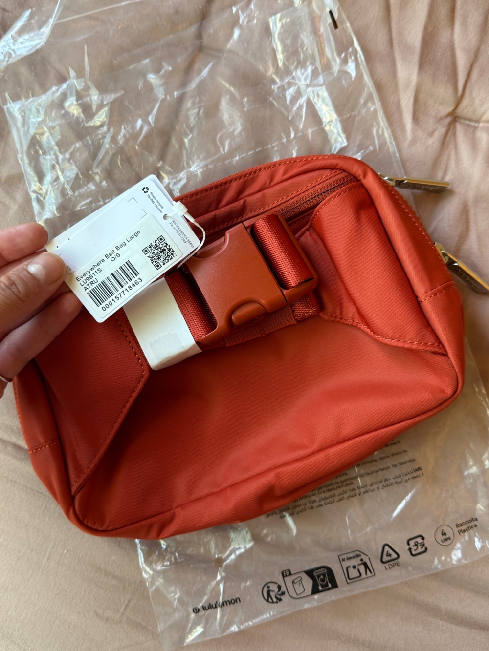 Lululemon Everywhere Belt Bag Large 2L Autumn Rust NWT - Picture 3 of 7